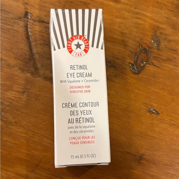First Aid Beauty Retinol Eye Cream - White and Red Packaging - Picture 1 of 3